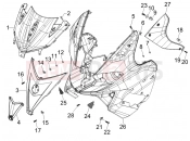 Front shield - Gilera Nexus 250 2006