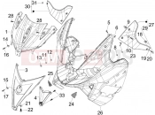 Front shield - Gilera Nexus 250 2007