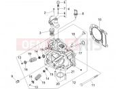 Head unit - Valve - Gilera Nexus 250 SP 2006