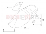 Saddle/seats - Gilera Nexus 250 SP 2006