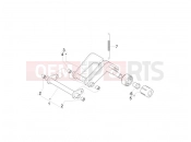 Swinging arm - Gilera Nexus 250 SP 2006
