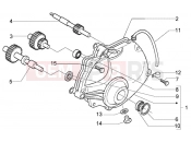 Reduction unit cover - Gilera Nexus 500