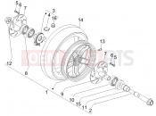 Front wheel - Gilera Nexus 500 2008