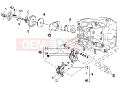 Rocking levers support unit - Gilera Nexus 500 2008