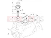 Fuel tank - Gilera Nexus 500 2009