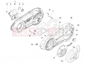 gilera 2010 Nexus 500 Crankcase cover - Crankcase cooling