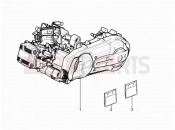 gilera 2010 Nexus 500 Engine, assembly
