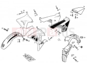 gilera RCR Chaiss components