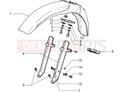 GILERA RK 50 Front mudguard