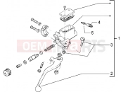 GILERA RK 50 Handlebars component parts