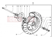 gilera Runner 50 2T Front wheel