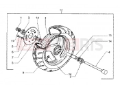 Front wheel - Gilera Runner 125 FX 2T