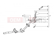 gilera Runner 180 FXR 2T Handlebars component parts