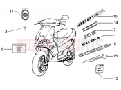 gilera Runner 200 VXR 4T Emblems