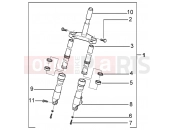 gilera Runner 200 VXR 4T Fork