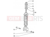 gilera Runner 50 Poggiali Rear damper