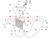 Cooling system - Gilera Runner 50 ST Pure Jet 2008
