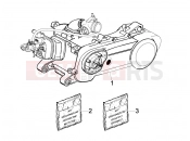 Engine, assembly - Gilera Runner 50 ST Pure Jet 2008