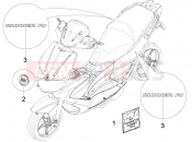 Plates - Emblems - Gilera Runner 50 ST Pure Jet 2008