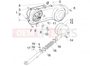 gilera 2009 Runner 50 ST Pure Jet Crankcase cover - Crankcase cooling