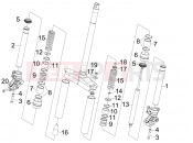 gilera 2006 Runner 50 Pure Jet Fork's components (MVP)