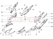gilera 2006 Runner 50 Pure Jet Side cover - Spoiler