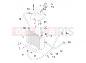 Cooling system - Gilera Runner 50 Pure Jet 2010
