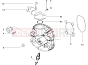 gilera 2011 Runner 50 Pure Jet hengerfej