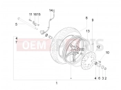 gilera 2011 Runner 50 Pure Jet Front wheel