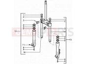 gilera 2011 Runner 50 SP Fork's components (Kayaba)