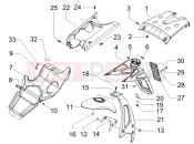 gilera 2011 Runner 50 SP Rear cover - Splash guard