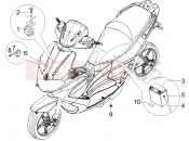 gilera 2015 Runner 50 SP Remote control switches - Battery - Horn