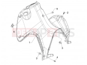 gilera 2016 Runner 50 SP Front glove-box - Knee-guard panel