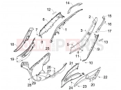 gilera 2016 Runner 50 SP Side cover - Spoiler