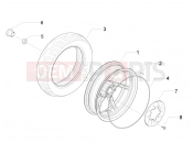 gilera 2017 Runner 50 SP Rear wheel