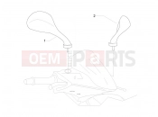 gilera 2018 Runner 50 SP Driving mirror/s