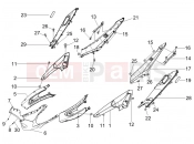 gilera 2007 Runner 50 SP Side cover - Spoiler