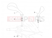 GILERA Runner 50 SP Driving mirror/s