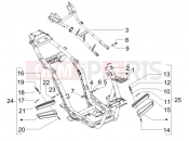 gilera 2009 Runner 50 SP váz