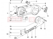 gilera 2005 Runner 50 SP Race Crankcase cover - Crankcase cooling