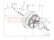 gilera 2005 Runner 50 SP Race Front wheel