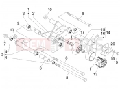 gilera 2012 Runner 125 ST 4T Swinging arm