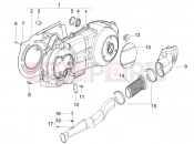 gilera 2014 Runner 125 ST 4T Crankcase cover - Crankcase cooling