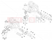 gilera 2014 Runner 125 ST 4T Rocking levers support unit