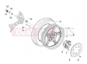 gilera 2017 Runner 125 ST 4T Rear wheel