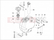 gilera 2012 Runner 200 ST 4T Benzin tank