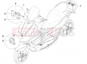 gilera 2012 Runner 200 ST 4T Remote control switches - Battery - Horn