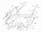 gilera 2012 Runner 200 ST 4T Side cover - Spoiler