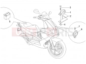 gilera 2007 Runner 125 VX 4T kezelőszervek - akkumulátor