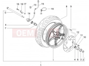gilera 2005 Runner 125 Race VX 4T Front wheel
